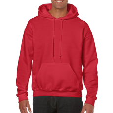 GILDAN Kenguru zsebes kapucnis pulóver, Gildan GI18500, Red-S