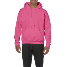 GILDAN Kenguru zsebes kapucnis pulóver, Gildan GI18500, Safety Pink-L férfi pulóver, kardigán
