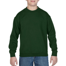 GILDAN Kereknyakú gyerekpulóver, Gildan GIB18000, Forest Green-XL