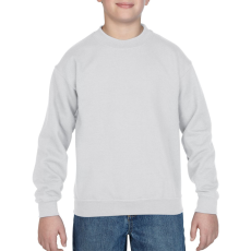 GILDAN Kereknyakú gyerekpulóver, Gildan GIB18000, White-XL