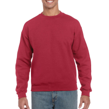 GILDAN Kereknyakú körkötött pulóver, Gildan GI18000, Antique Cherry Red-XL férfi pulóver, kardigán
