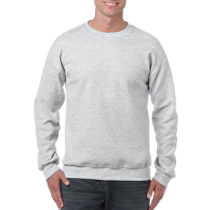GILDAN Kereknyakú körkötött pulóver, Gildan GI18000, Ash-4XL