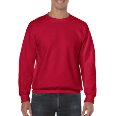 GILDAN Kereknyakú körkötött pulóver, Gildan GI18000, Cherry Red-2XL