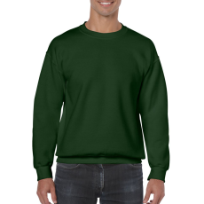 GILDAN Kereknyakú körkötött pulóver, Gildan GI18000, Forest Green-3XL