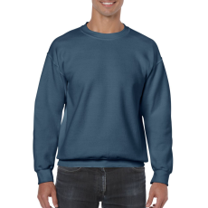 GILDAN Kereknyakú körkötött pulóver, Gildan GI18000, Indigo Blue-XL