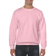 GILDAN Kereknyakú körkötött pulóver, Gildan GI18000, Light Pink-M férfi pulóver, kardigán