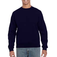 GILDAN Kereknyakú körkötött pulóver, Gildan GI18000, Navy-5XL