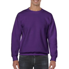 GILDAN Kereknyakú körkötött pulóver, Gildan GI18000, Purple-L férfi pulóver, kardigán