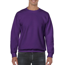 GILDAN Kereknyakú körkötött pulóver, Gildan GI18000, Purple-XL