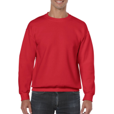 GILDAN Kereknyakú körkötött pulóver, Gildan GI18000, Red-5XL férfi pulóver, kardigán