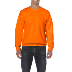 GILDAN Kereknyakú körkötött pulóver, Gildan GI18000, S.Orange-L