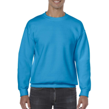 GILDAN Kereknyakú körkötött pulóver, Gildan GI18000, Sapphire-2XL férfi pulóver, kardigán
