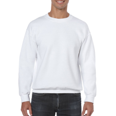 GILDAN Kereknyakú körkötött pulóver, Gildan GI18000, White-4XL