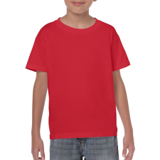 GILDAN Kereknyakú rövid ujjú gyerekpóló, Gildan GIB5000, Red-XS gyerek póló