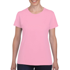 GILDAN Kerknyakú karcsusított női póló, Gildan GIL5000, Light Pink-M
