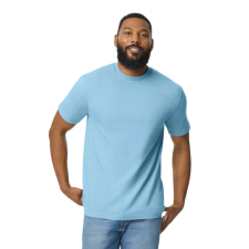 GILDAN Klasszikus szabású körkötött póló, Gildan GI65000, Light Blue-XL férfi póló