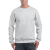 GILDAN Környakas unisex prémium pulóver, Gildan GI12000, Ash-M