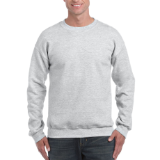 GILDAN Környakas unisex prémium pulóver, Gildan GI12000, Ash-XL