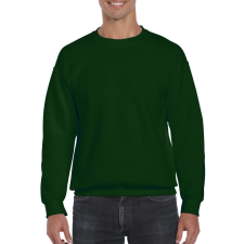 GILDAN Környakas unisex prémium pulóver, Gildan GI12000, Forest Green-M férfi pulóver, kardigán