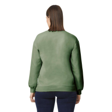 GILDAN Környakú uniszex pulóver, Gildan GISF000, Military Green-M
