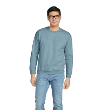 GILDAN Környakú uniszex pulóver, Gildan GISF000, Stone Blue-3XL férfi pulóver, kardigán