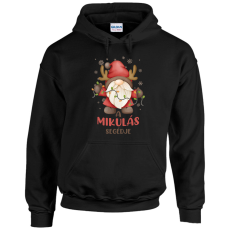 GILDAN Mikulás segédje - Unisex Kapucnis Pulóver