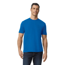 GILDAN Modern oldalvarrott rövid ujjú kereknyakú póló, Gildan GI980, Royal-M férfi póló