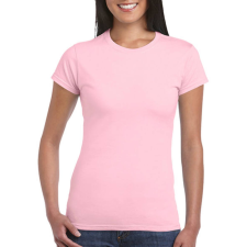 GILDAN Női póló Csapott ujjú Gildan Softstyle Ladies&#039; T-Shirt - 2XL, Világos rózsaszín (pink) női póló