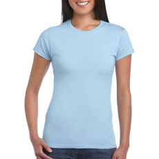 GILDAN Női póló Csapott ujjú Gildan Softstyle Ladies' T-Shirt - L, Világos kék