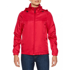 GILDAN Női széldzseki Gildan GILWR800 Hammer Ladies Windwear Jacket -2XL, Red