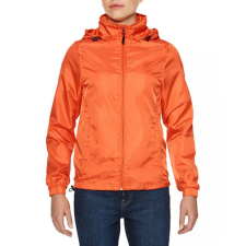 GILDAN Női széldzseki Gildan GILWR800 Hammer Ladies Windwear Jacket -L, Orange női dzseki, kabát