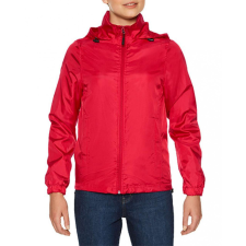 GILDAN Női széldzseki Gildan GILWR800 Hammer Ladies Windwear Jacket -S, Red női dzseki, kabát