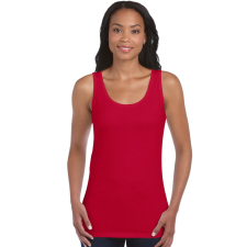 GILDAN női ujjatlan póló, cseresznyepiros (Gildan női ujjatlan póló, cseresznyepiros) női póló