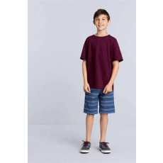 GILDAN Póló (Gildan Heavy Cotton) gyerek gyerek (100%pamut) maroon, M