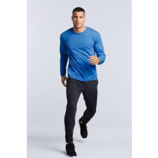GILDAN Póló (Gildan Performance) férfi hosszú ujjú unisex (100%poliészter) royal, S