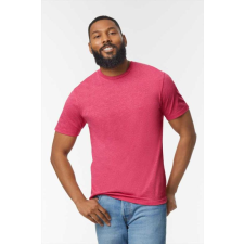 GILDAN Póló (Gildan Softstyle) unisex, charity pink, S munkaruha