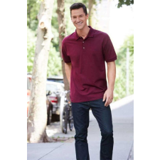 GILDAN Póló (Gildan Ultra Cotton) galléros (100%pamut) black, S munkaruha