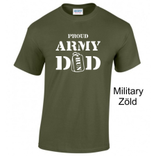 GILDAN Póló - Proud Army Dad gyerek póló