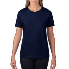 GILDAN Premium Cotton® női póló (navy, XL) női póló