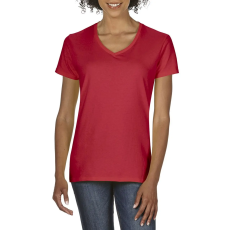 GILDAN Premium Cotton® női póló (red, L)