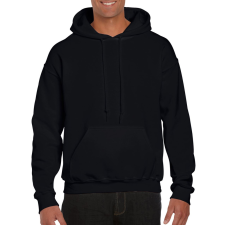 GILDAN Prémium kapucnis pulóver, Gildan GI12500, Black-L férfi pulóver, kardigán