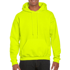 GILDAN Prémium kapucnis pulóver, Gildan GI12500, Safety Green-2XL férfi pulóver, kardigán