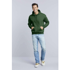 GILDAN Pulóver (Gildan Dryblend) kapucnis (50%pamut 50%poliészter) safety green, XL