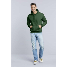 GILDAN Pulóver (Gildan Dryblend) kapucnis unisex (50%pamut 50%poliészter) black, S