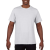 GILDAN Rövid ujjú Actíve Fit férfi sport póló, Gildan GI46000, White-S