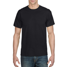 GILDAN Rövid ujjú kereknyakú unisex póló, Gildan GI8000, Black-XL férfi póló