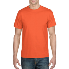 GILDAN Rövid ujjú kereknyakú unisex póló, Gildan GI8000, Orange-S