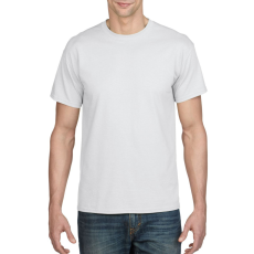 GILDAN Rövid ujjú kereknyakú unisex póló, Gildan GI8000, White-3XL