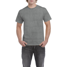 GILDAN Rövid ujjú klasszikus szabású póló, Gildan GI5000, Graphite Heather-L