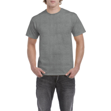 GILDAN Rövid ujjú klasszikus szabású póló, Gildan GI5000, Graphite Heather-XL férfi póló